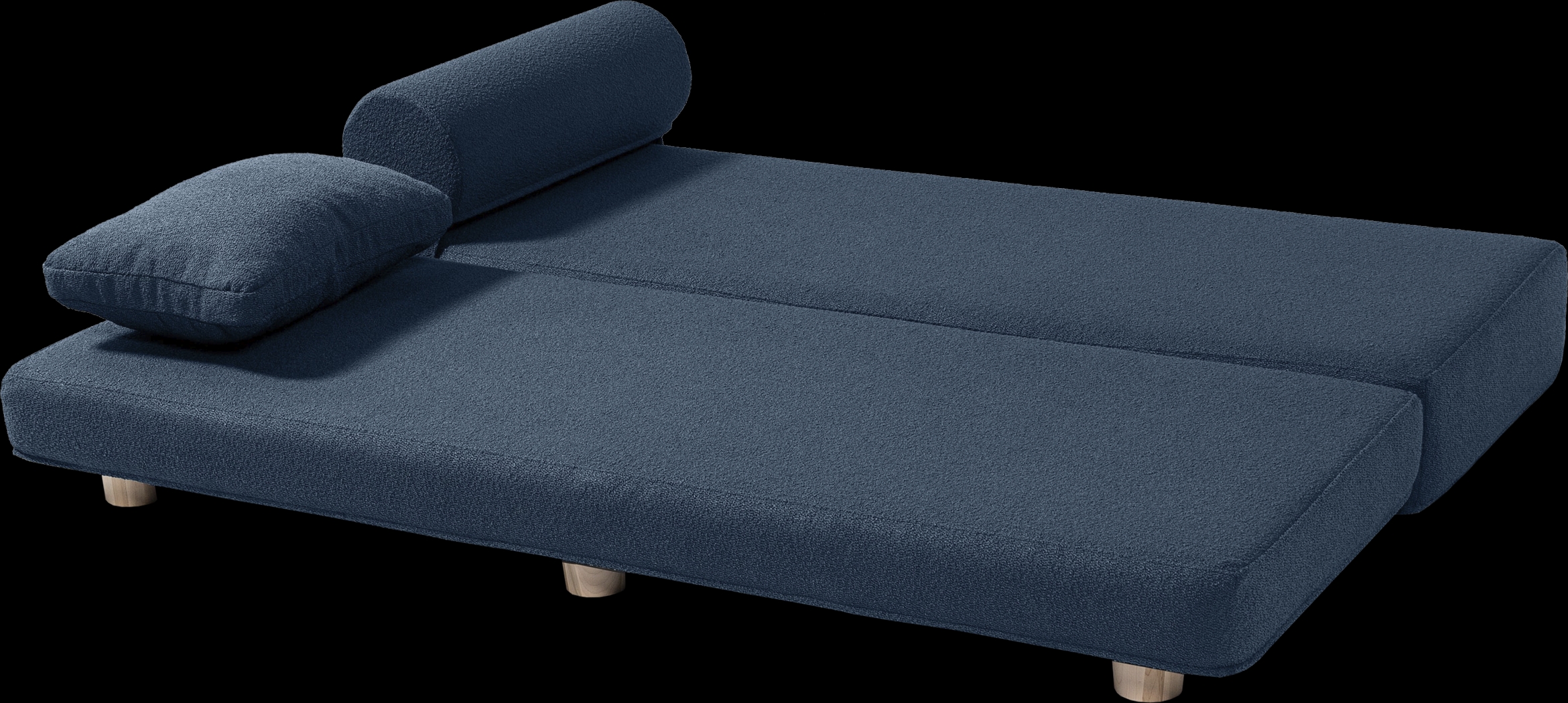 Ashebank Navy Fold-Out Queen Daybed - Thumbnail - Image 6