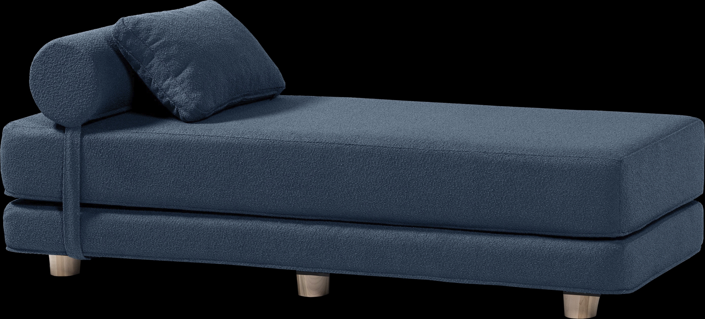 Ashebank Navy Fold-Out Queen Daybed - Thumbnail - Image 1