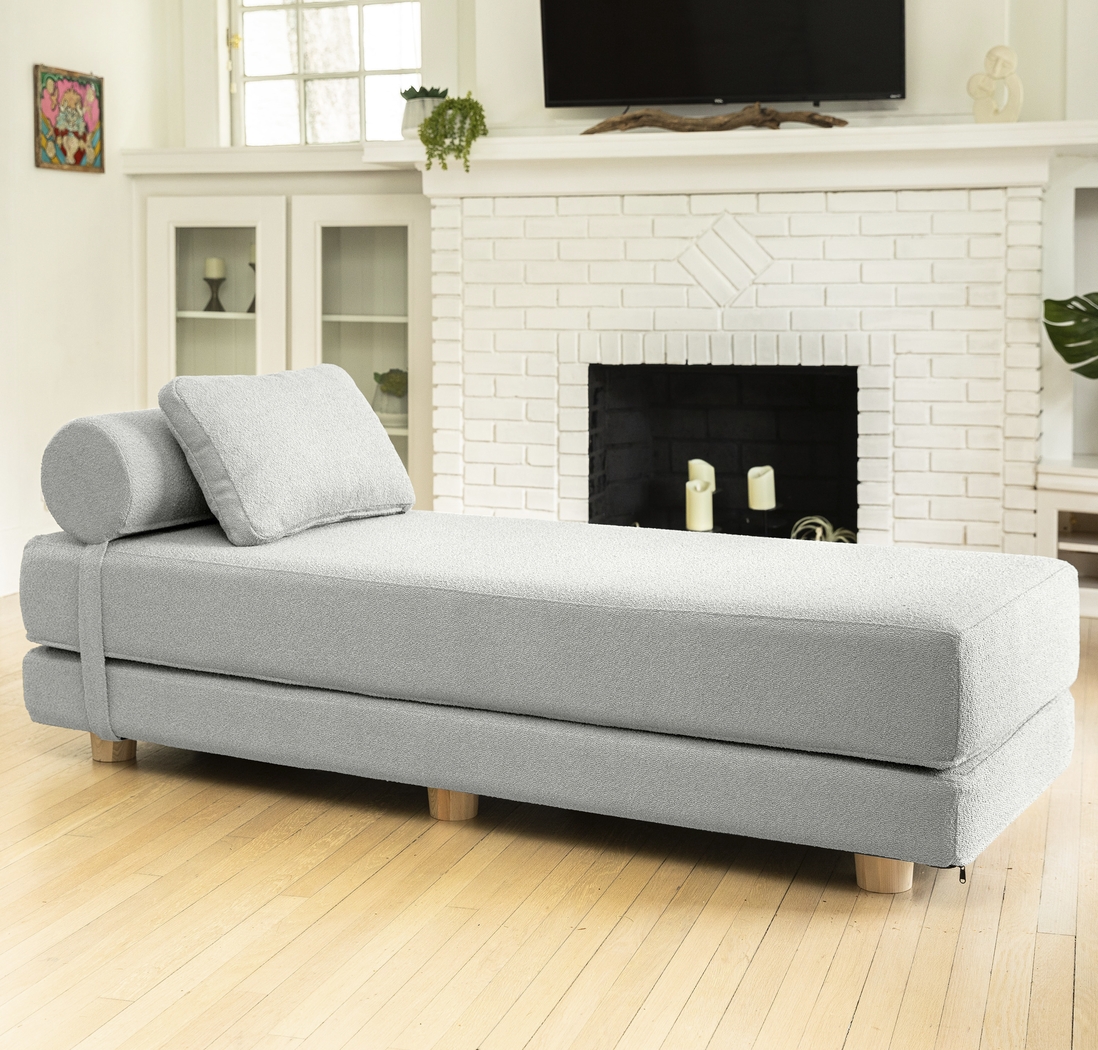 Ashebank Silver Fold-Out Queen Daybed - Thumbnail - Image 2