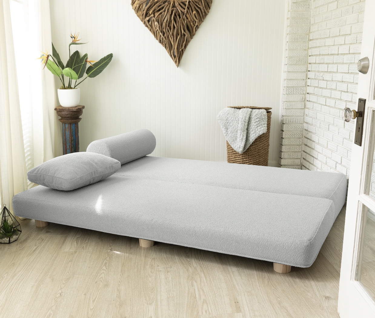 Ashebank Silver Fold-Out Queen Daybed - Thumbnail - Image 3