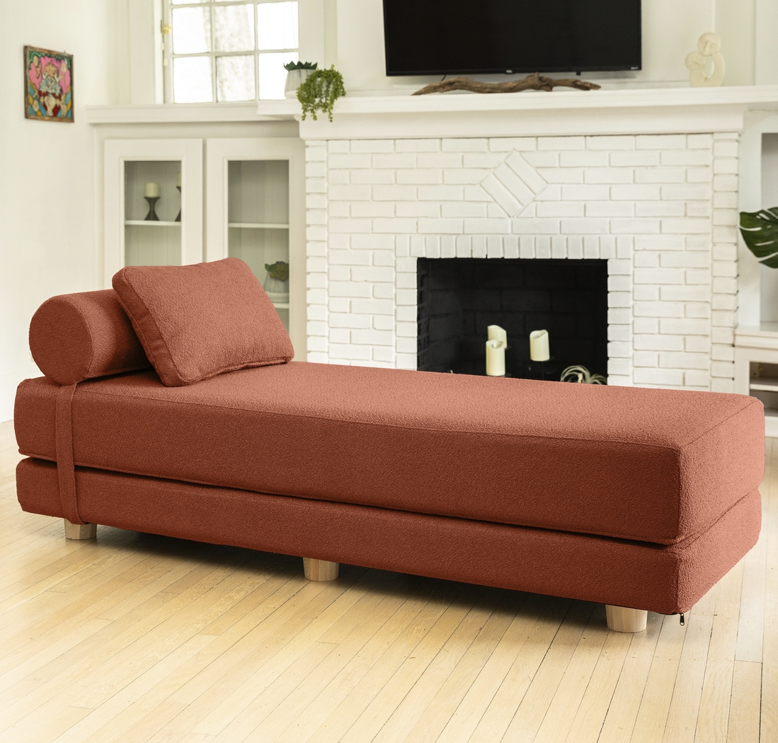 Ashebank Terracotta Fold-Out Queen Daybed - Thumbnail - Image 2