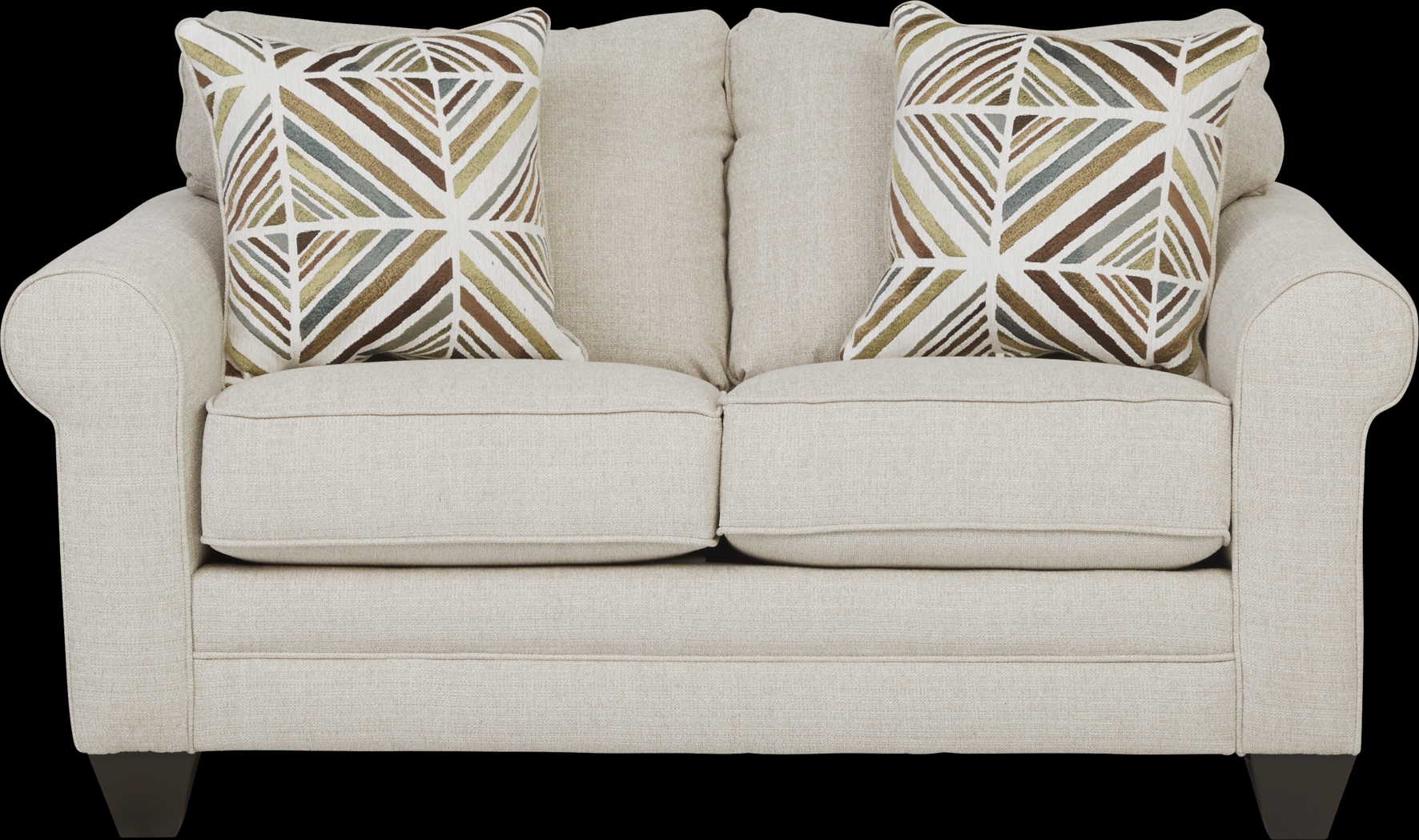 Ashebelle Beige Loveseat - Thumbnail - Image 1