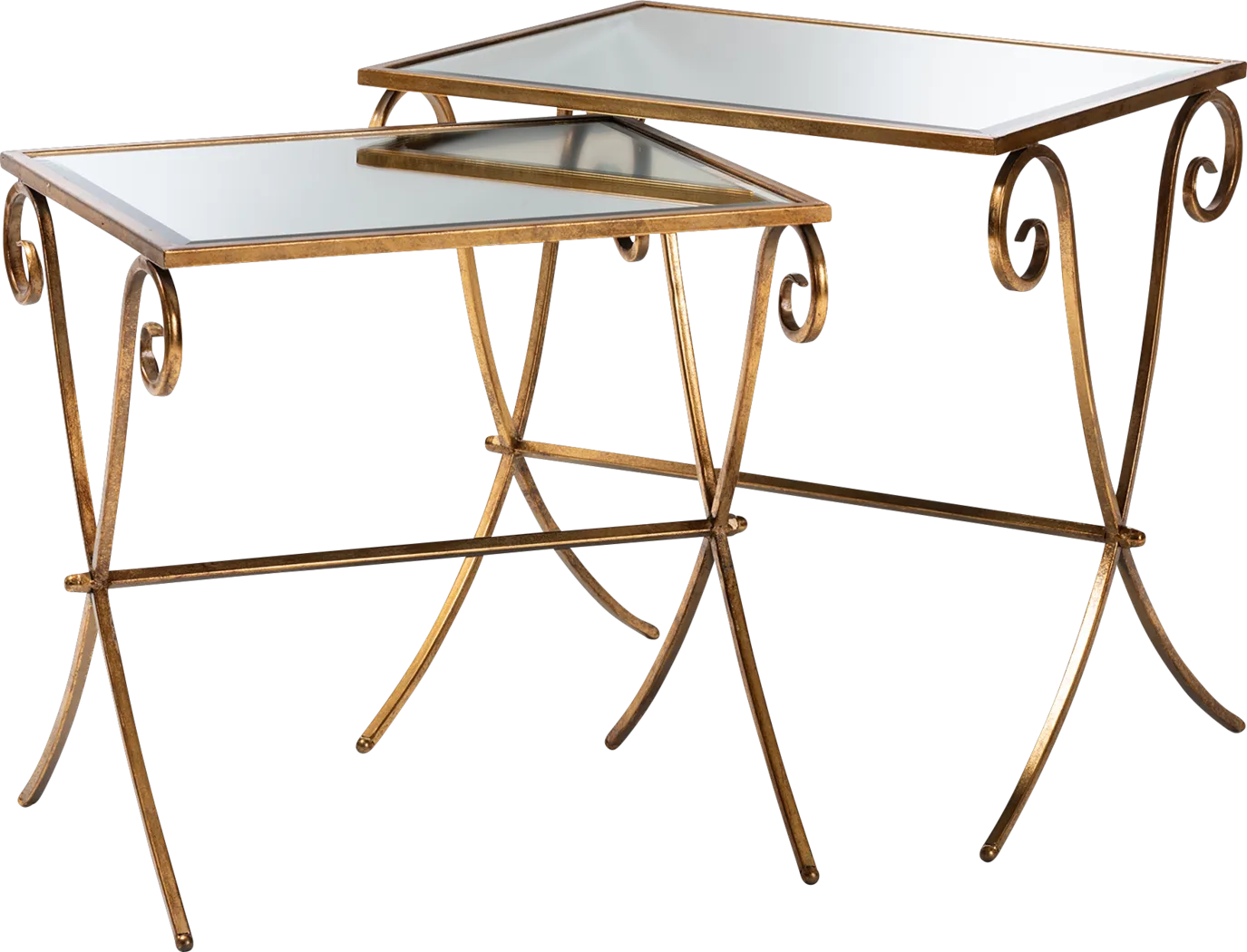 Ashen Gold Nesting Tables - Thumbnail - Image 3