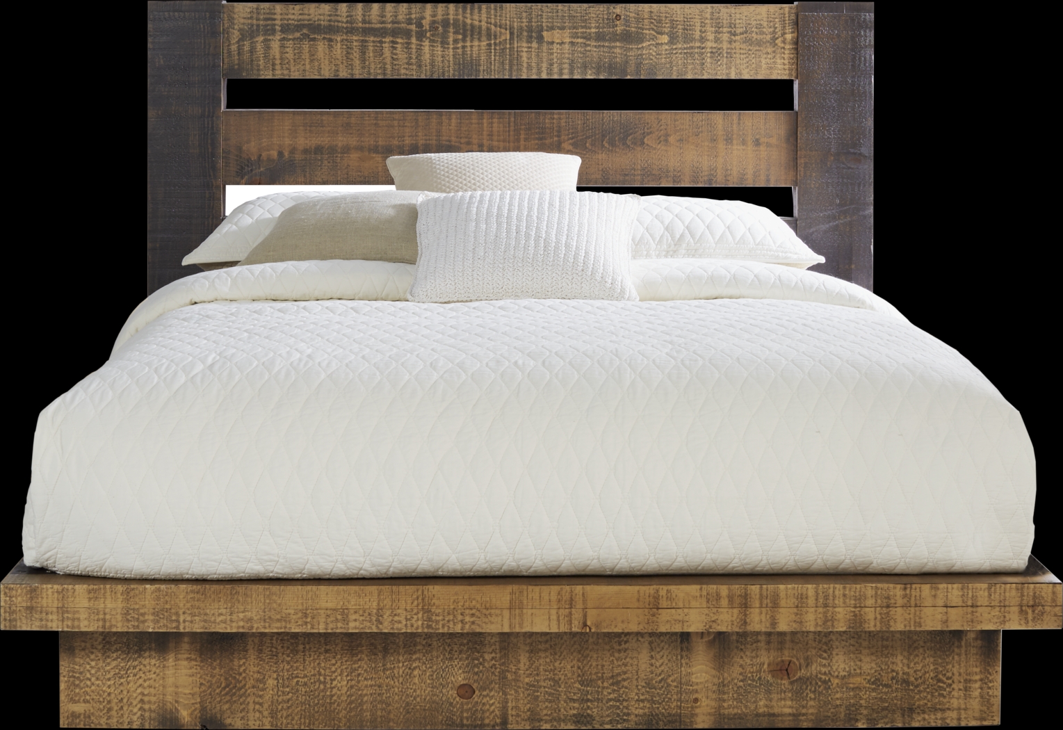 Asher Driftwood 3 Pc King Bed - Thumbnail - Image 1