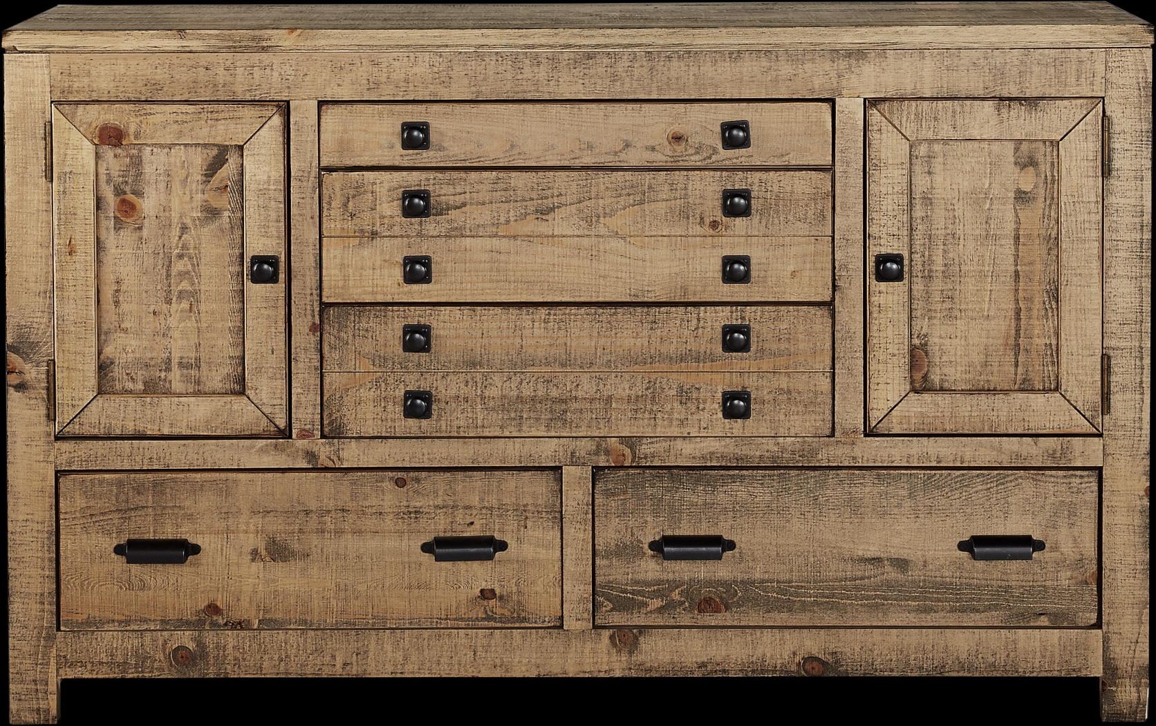 Asher Driftwood 5 Pc Queen Bedroom - Thumbnail - Image 3