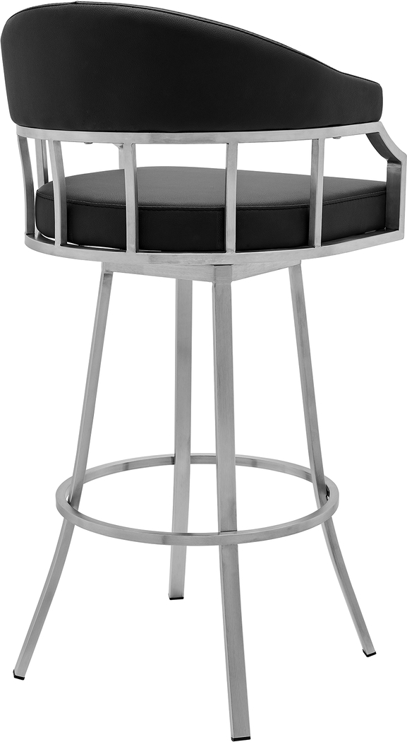 Asherlee Black Barstool - Thumbnail - Image 3
