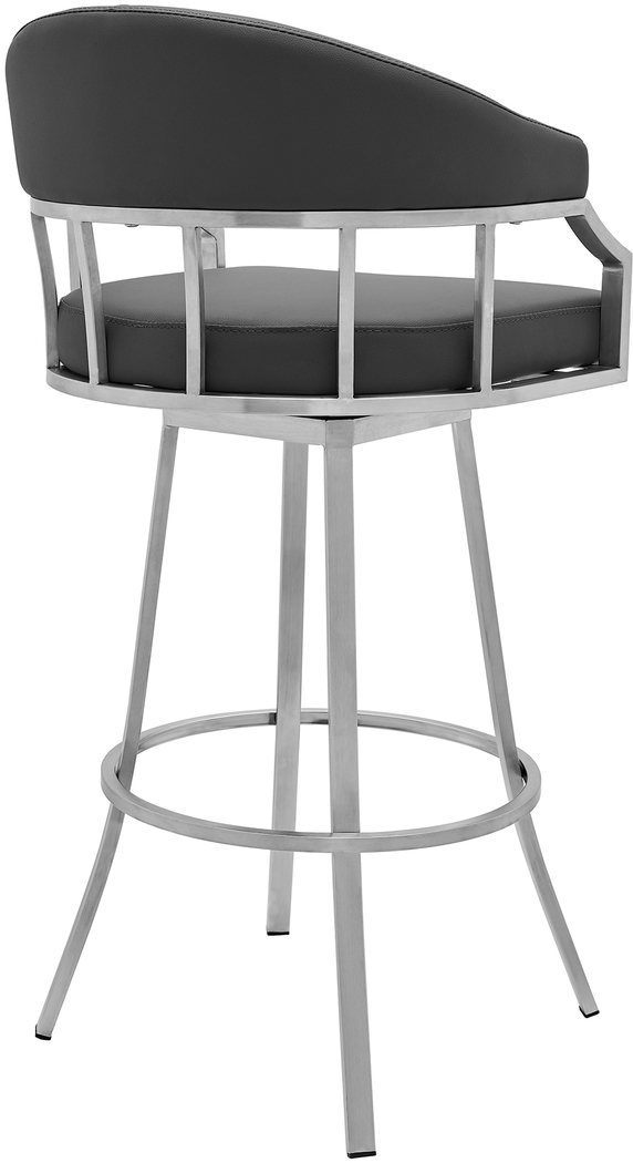 Asherlee Gray Barstool - Thumbnail - Image 2