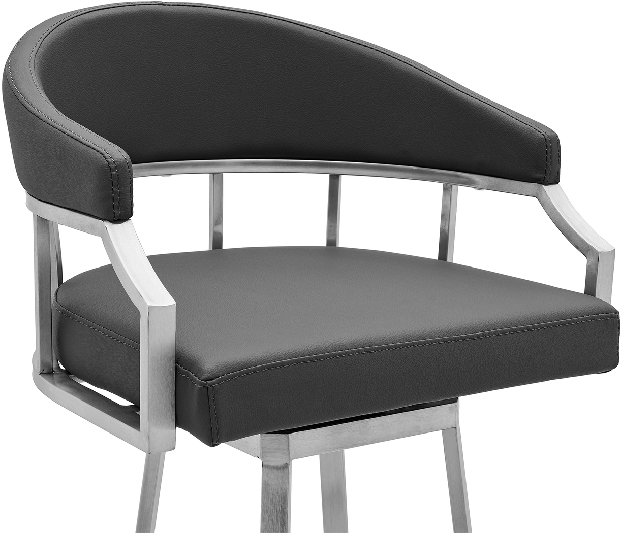 Asherlee Gray Barstool - Thumbnail - Image 5