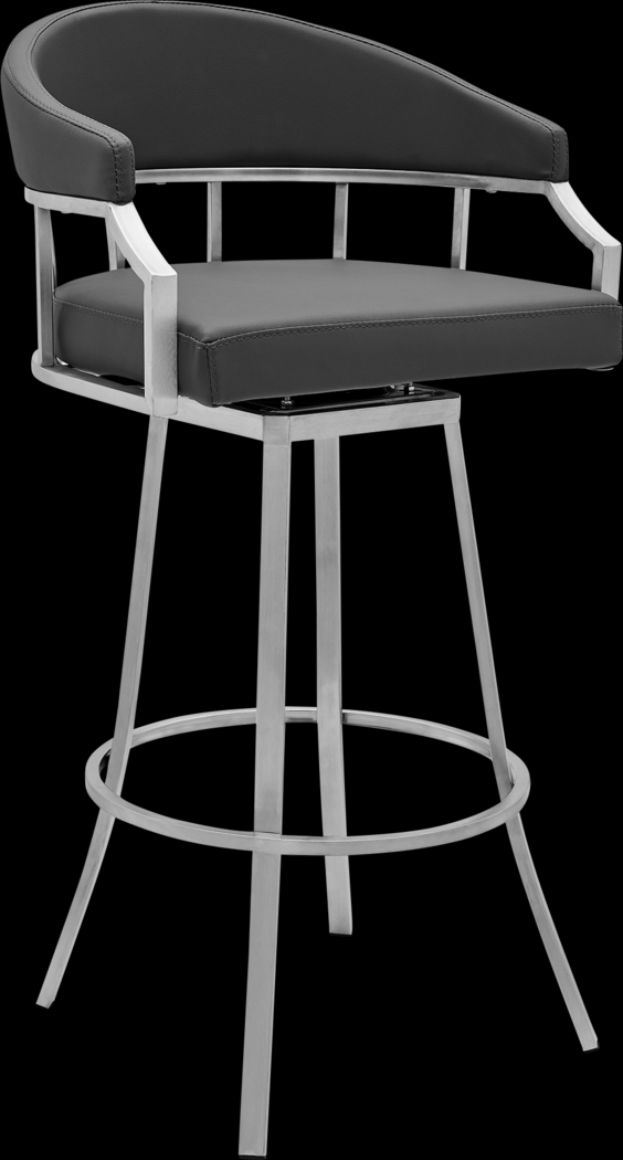 Asherlee Gray Barstool - Thumbnail - Image 1