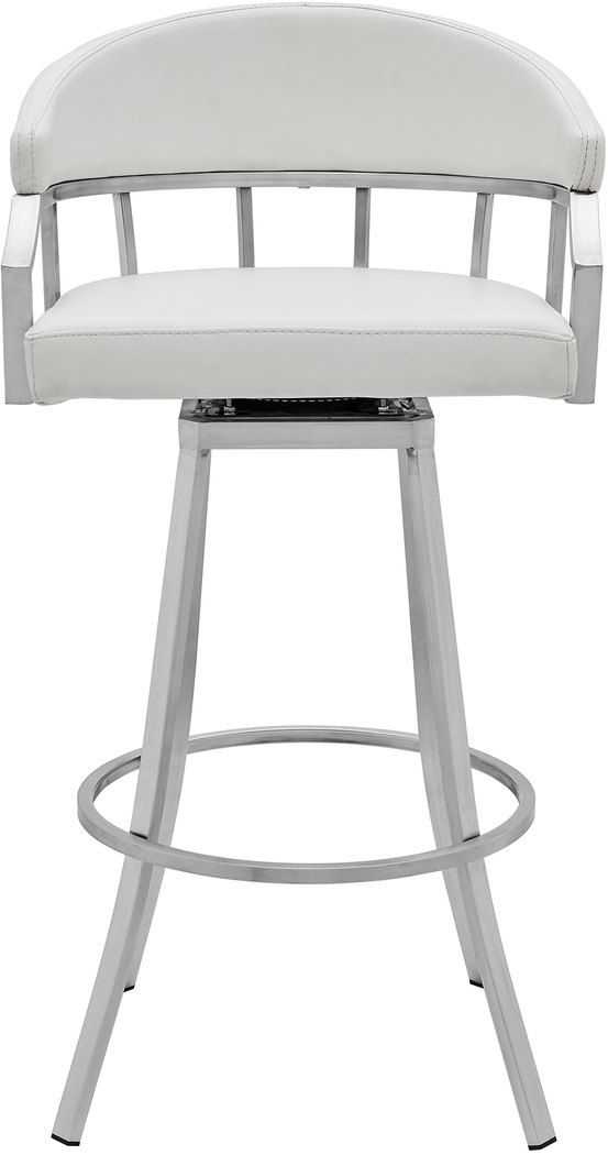 Asherlee White Barstool - Thumbnail - Image 2
