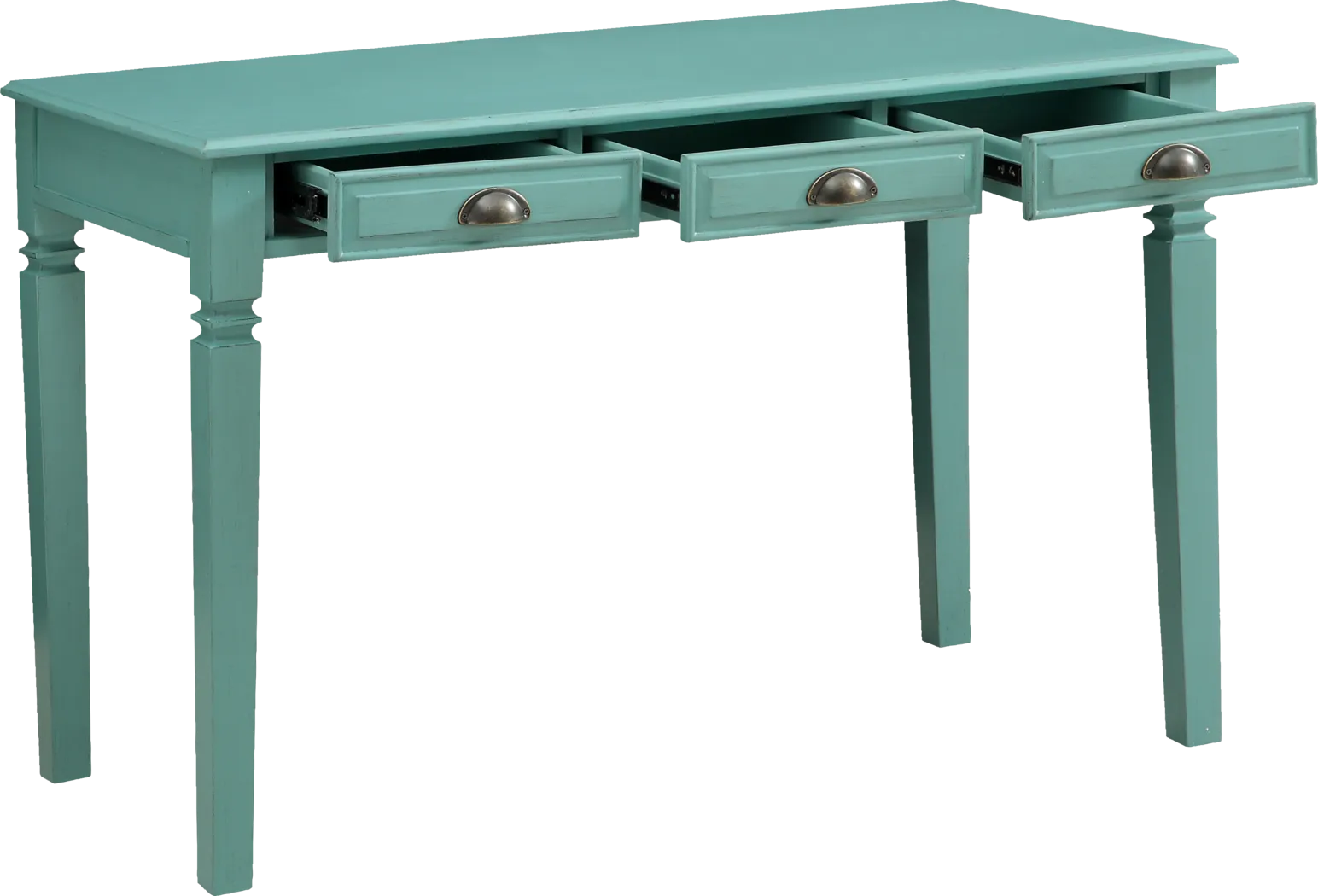 Asherton Teal Desk - Thumbnail - Image 3