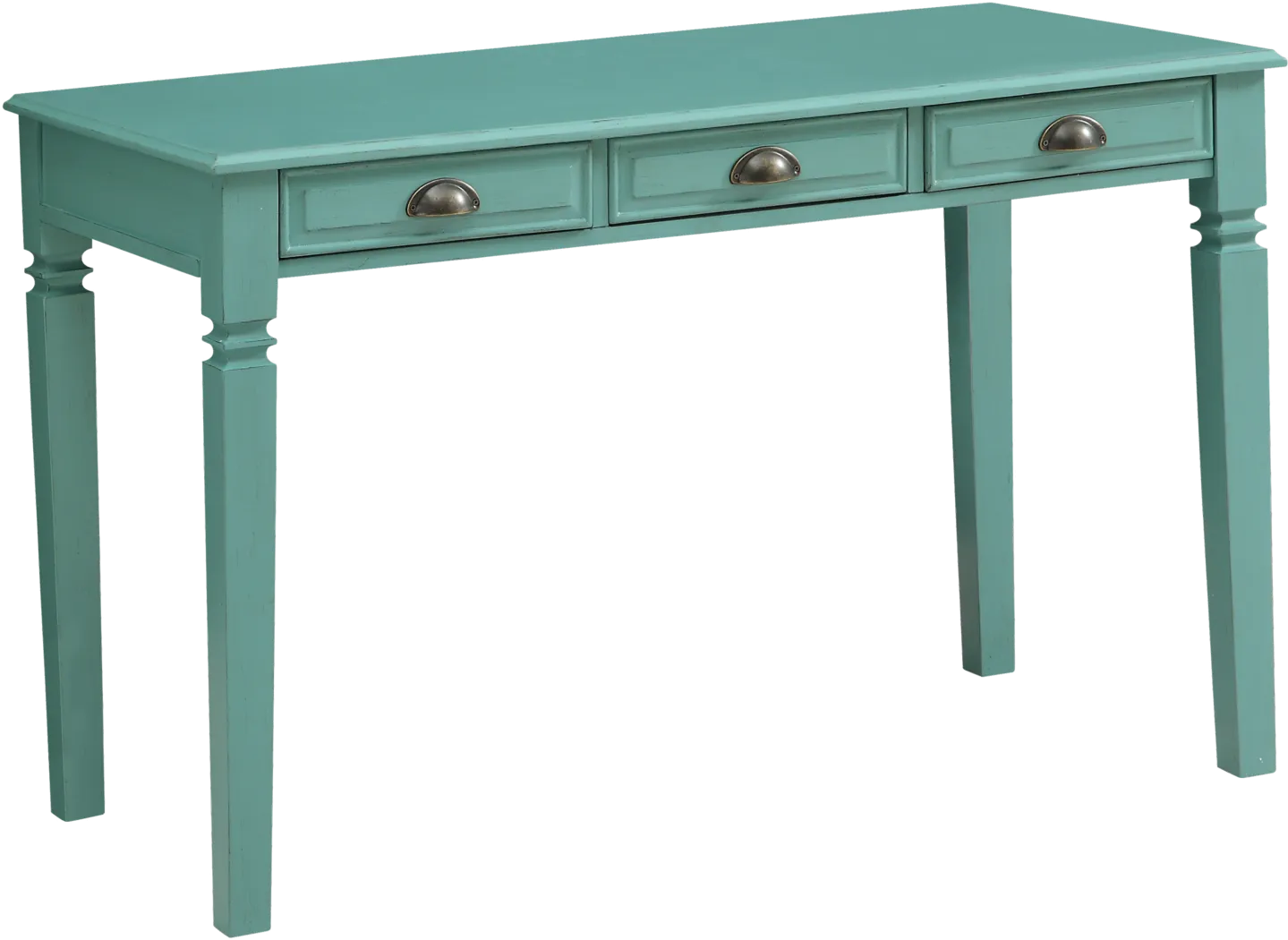 Asherton Teal Desk - Thumbnail - Image 1