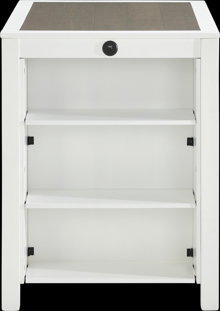 Asheville Heights White 3 Pc Counter Height Dining Room - Thumbnail - Image 3