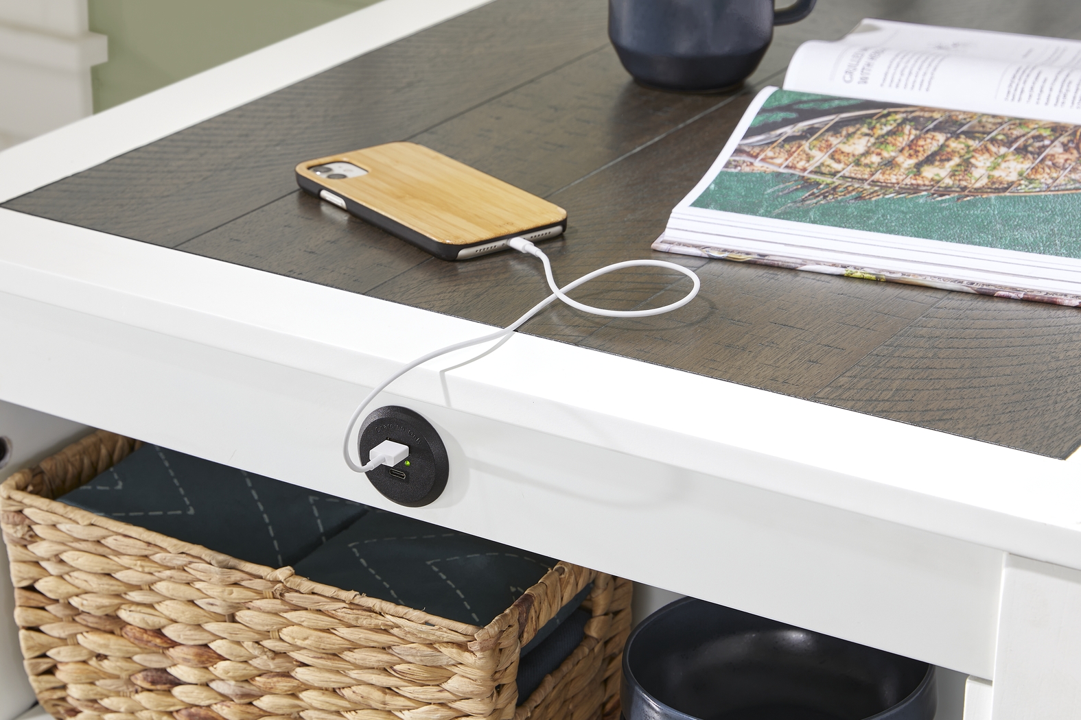 Asheville Heights White 3 Pc Counter Height Dining Room - Thumbnail - Image 5