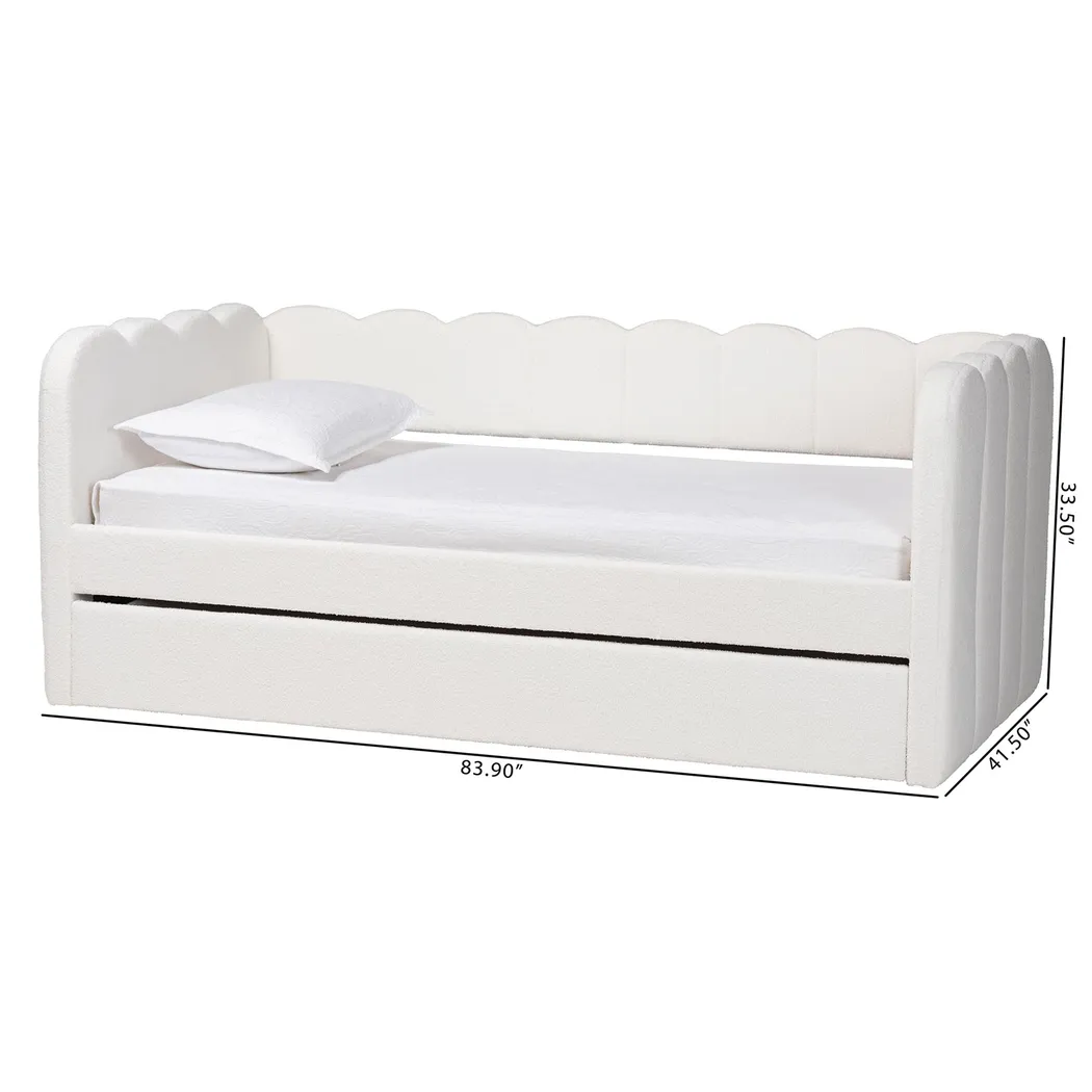 Ashia Cream Daybed with Trundle - Thumbnail - Image 6
