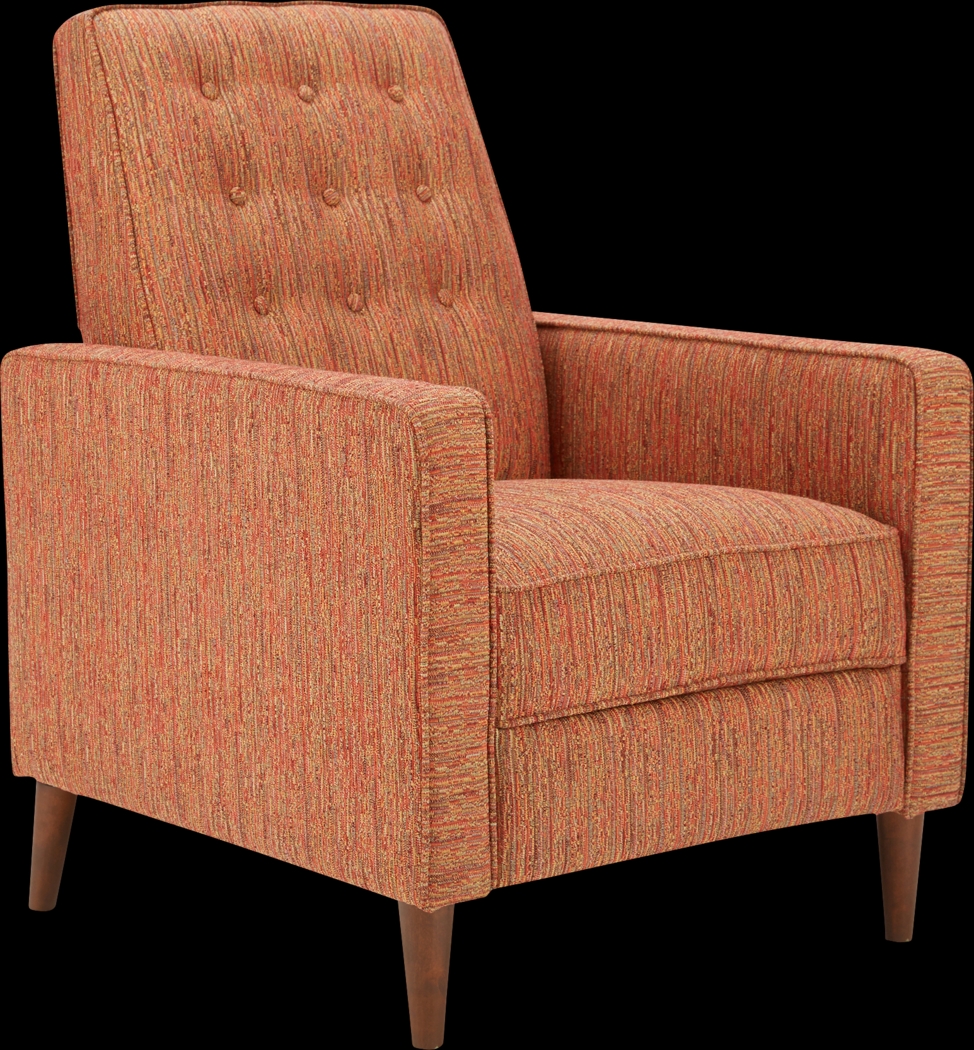 Ashington Red Push Back Recliner - Thumbnail - Image 1