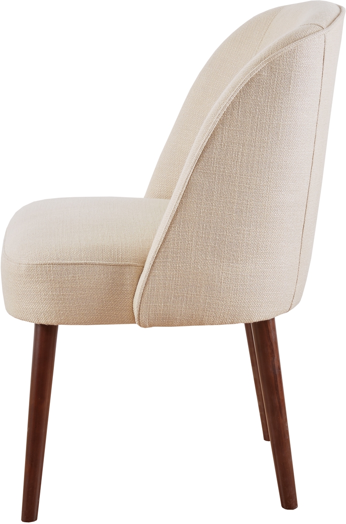 Ashkirk Cream Dining Chair - Thumbnail - Image 4