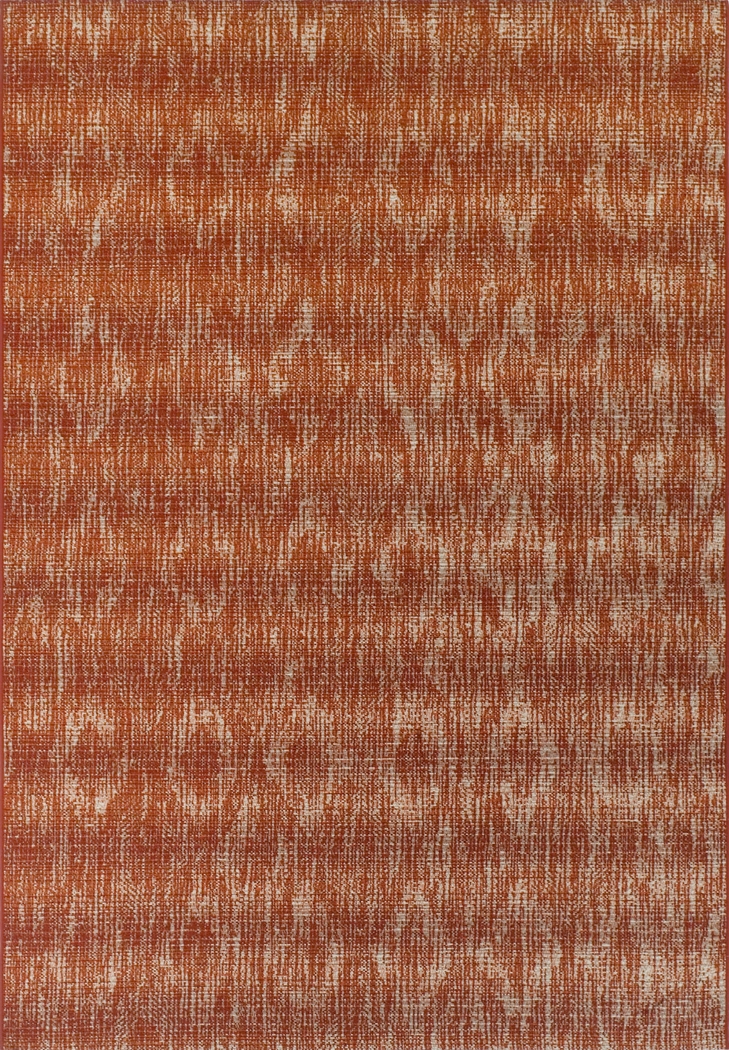 Ashland Heights Red 5'1 x 7' Indoor/Outdoor Rug - Thumbnail - Image 1