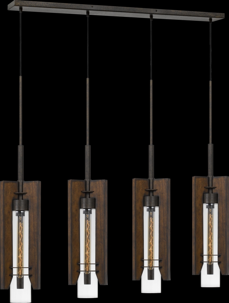 Ashlar Brown 4 Light Chandelier - Thumbnail - Image 1