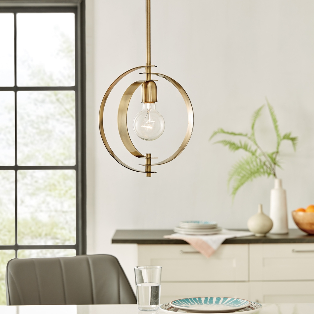 Ashley Lane Brass Pendant - Thumbnail - Image 3