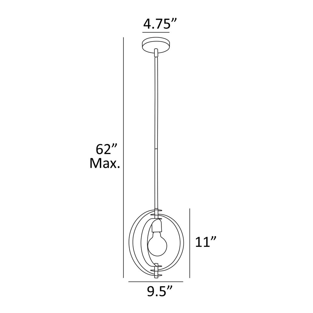 Ashley Lane Brass Pendant - Thumbnail - Image 4