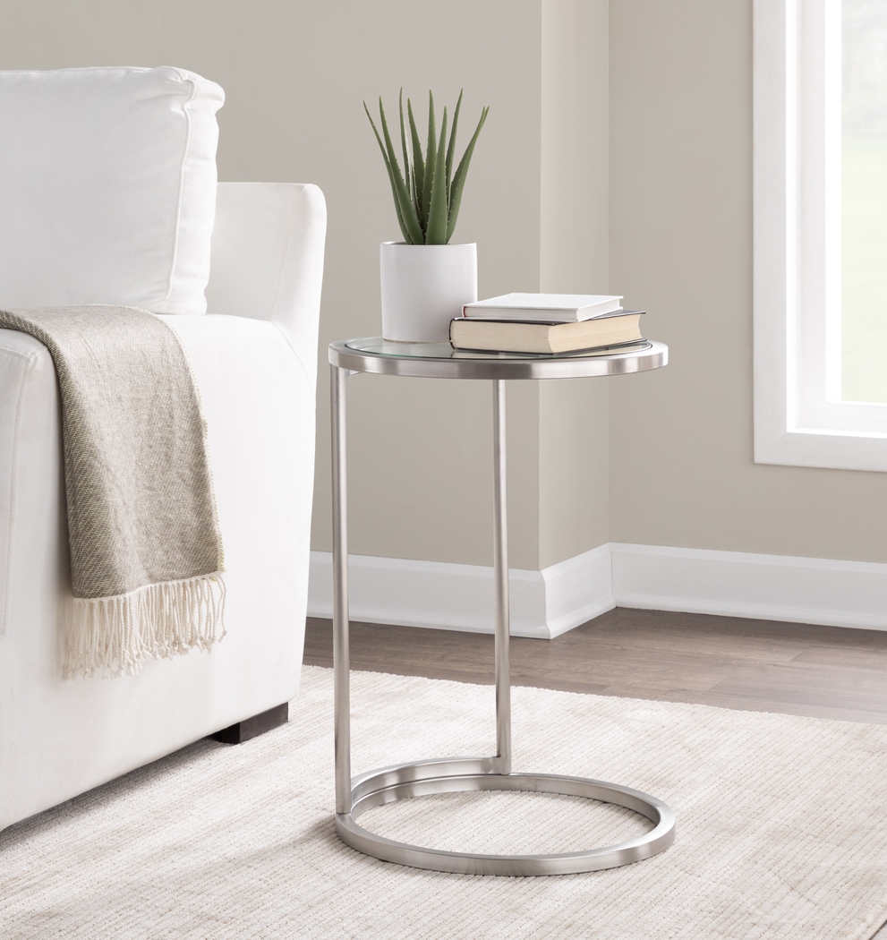 Ashlight Silver End Table - Thumbnail - Image 2