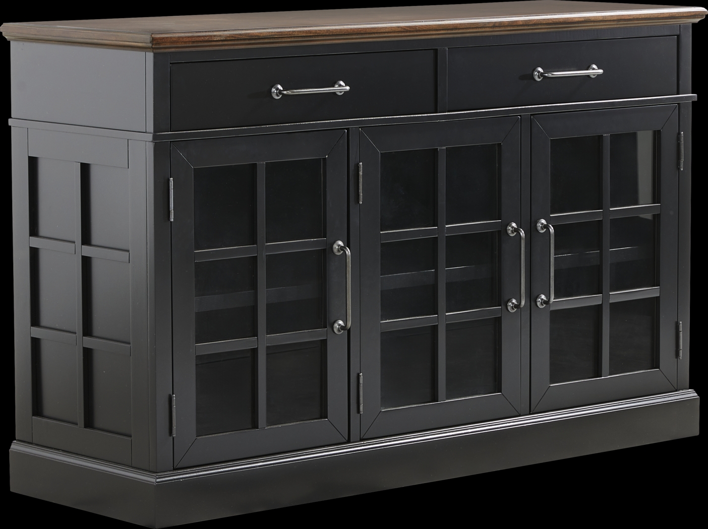 Ashlyn Lake Black Credenza - Thumbnail - Image 2