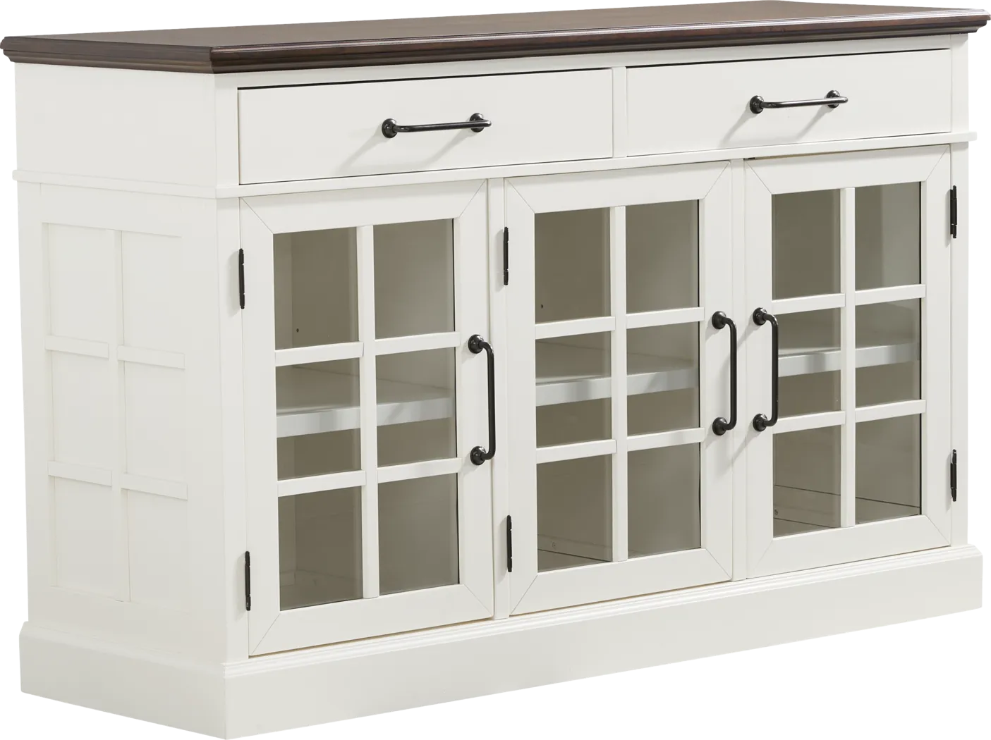 Ashlyn Lake White Credenza - Thumbnail - Image 2