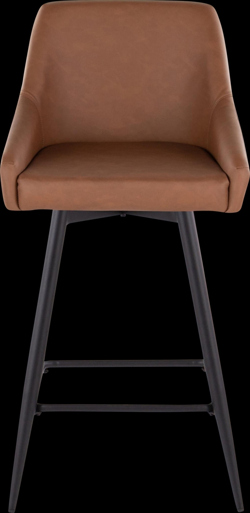 Ashlynd I Camel Swivel Counter Height Stool, Set of 2 - Thumbnail - Image 8