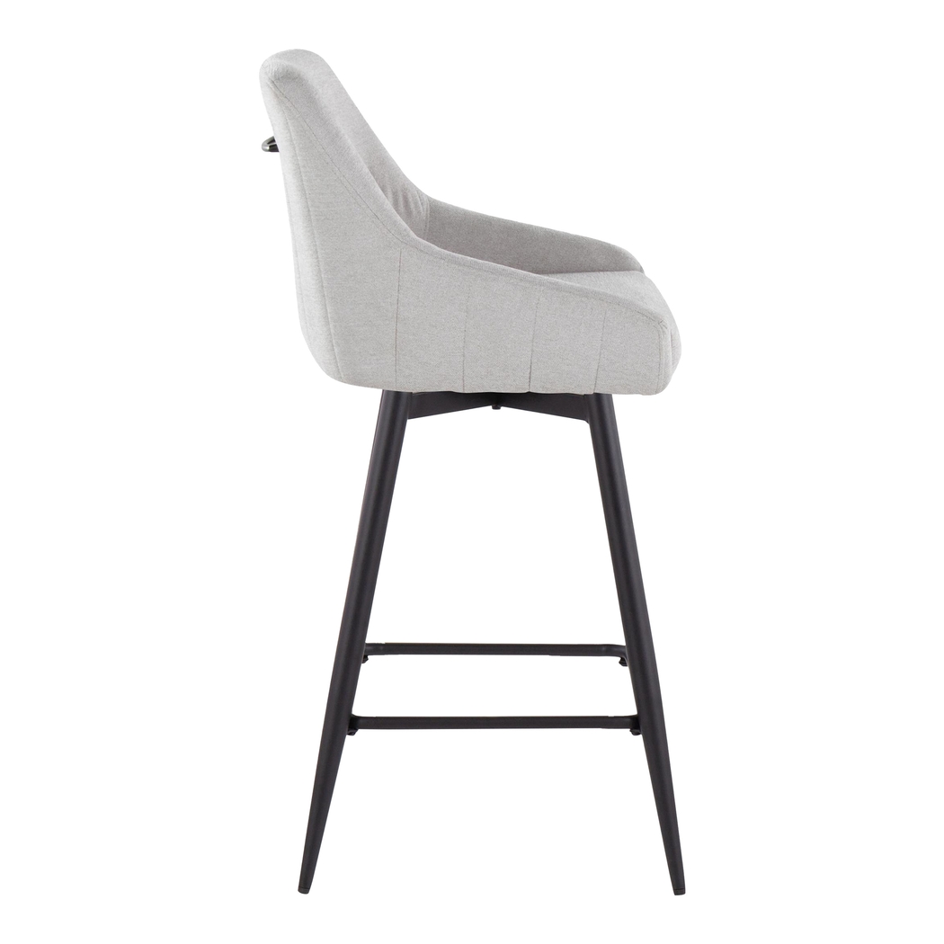 Ashlynd I Gray Swivel Counter Height Stool, Set of 2 - Thumbnail - Image 5