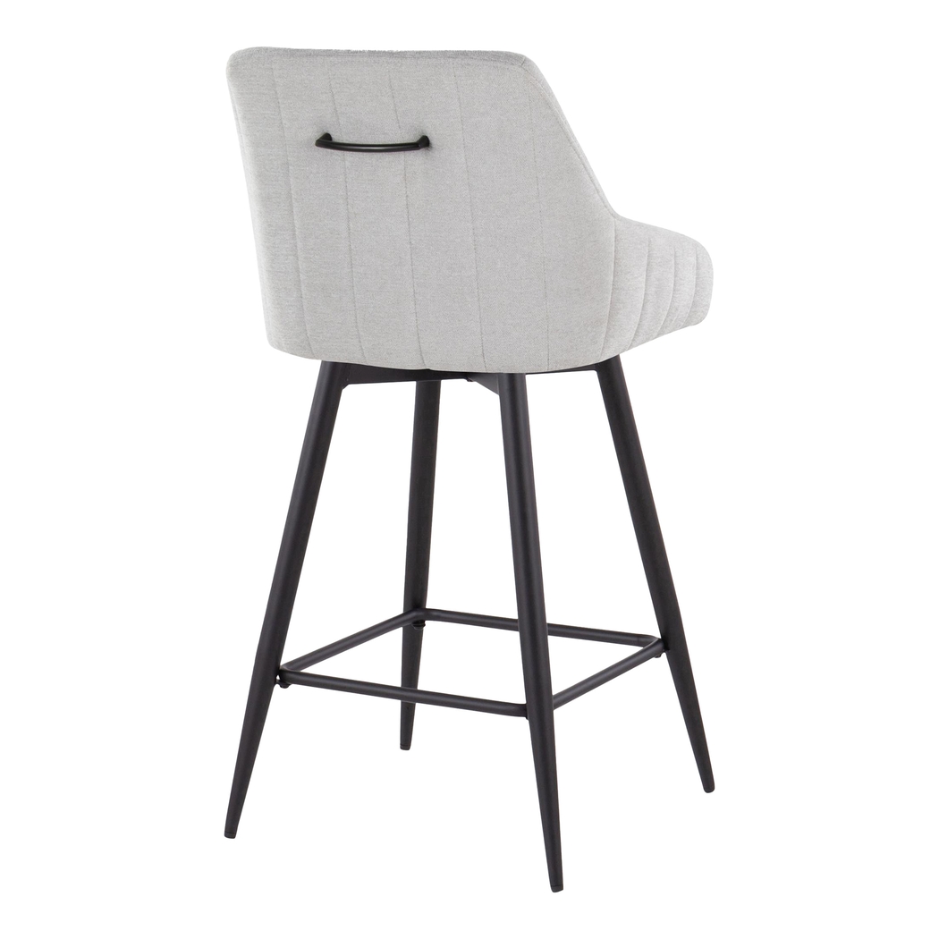 Ashlynd I Gray Swivel Counter Height Stool, Set of 2 - Thumbnail - Image 6