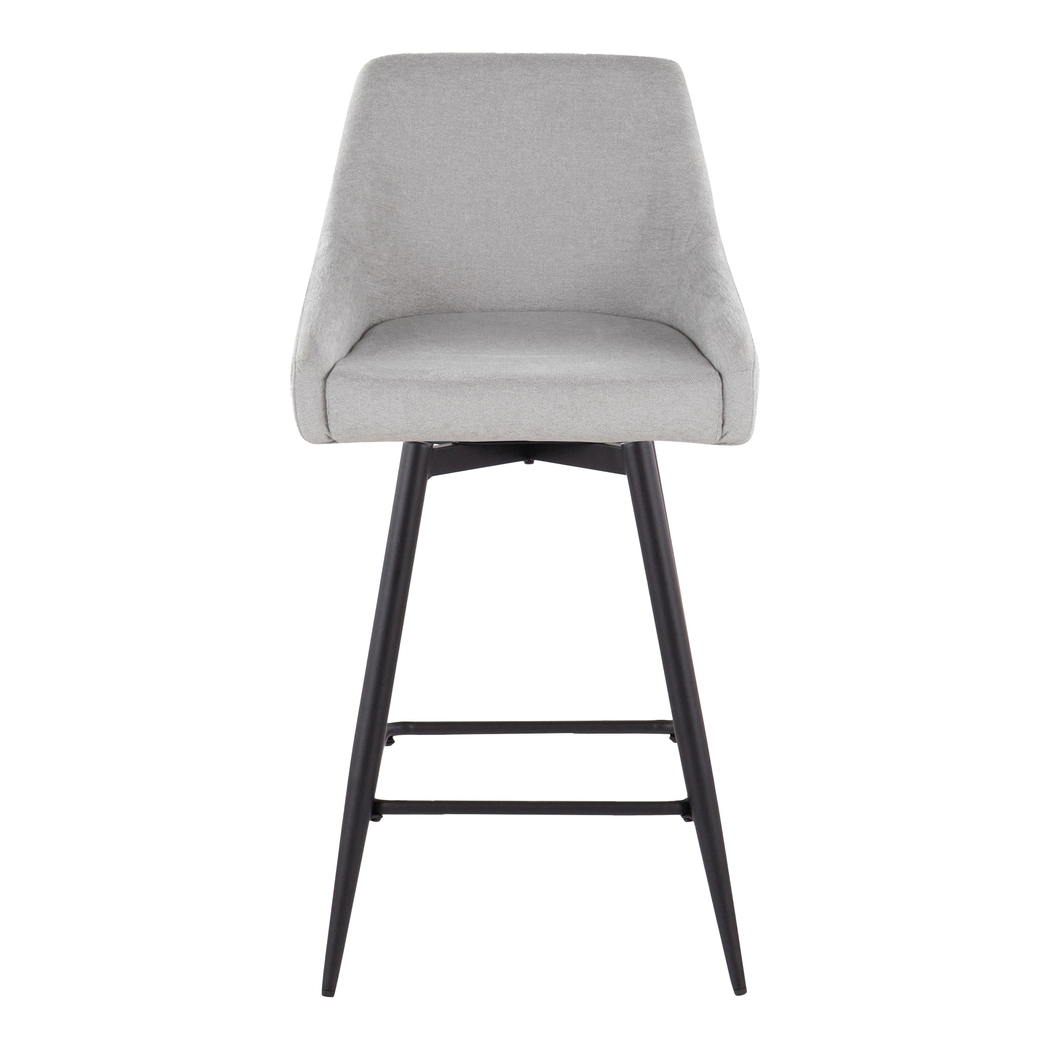 Ashlynd I Gray Swivel Counter Height Stool, Set of 2 - Thumbnail - Image 8