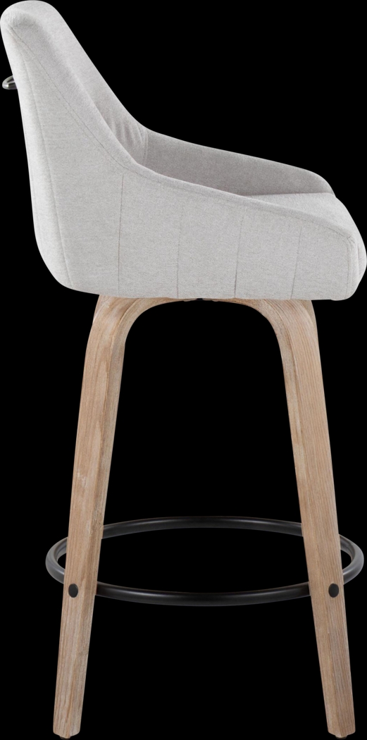 Ashlynd III Gray Swivel Counter Height Stool, Set of 2 - Thumbnail - Image 5