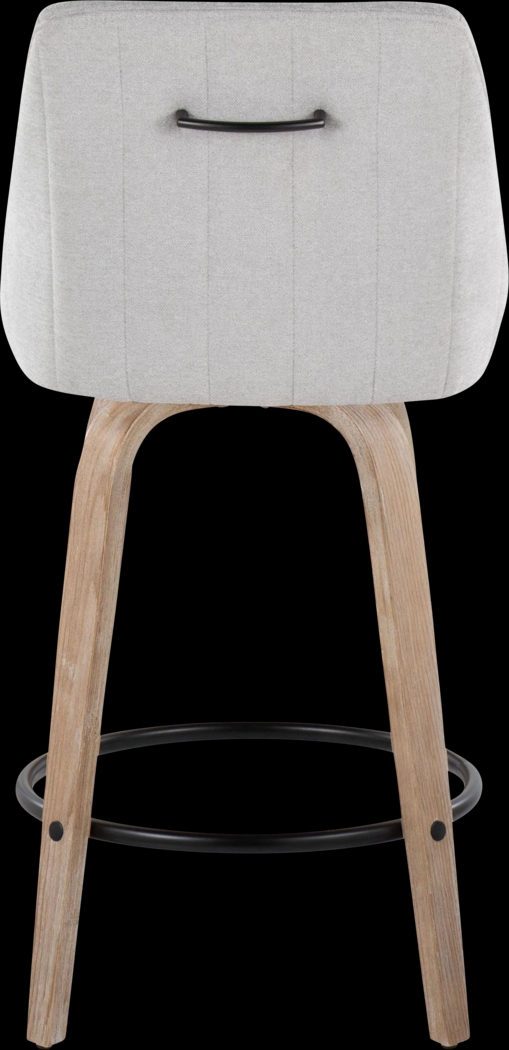 Ashlynd III Gray Swivel Counter Height Stool, Set of 2 - Thumbnail - Image 7