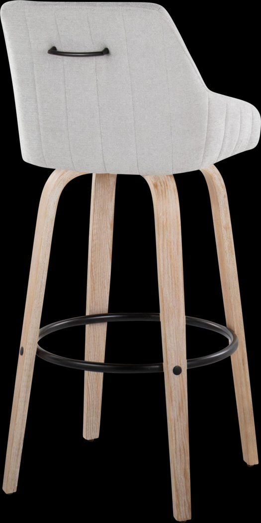 Ashlynd IV Gray Swivel Barstool, Set of 2 - Thumbnail - Image 8