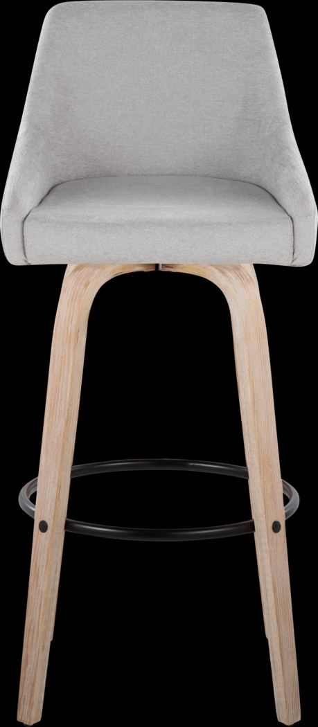 Ashlynd IV Gray Swivel Barstool, Set of 2 - Thumbnail - Image 10