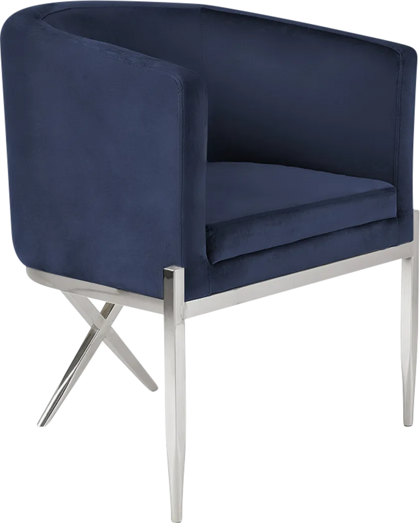 Ashmead Blue Accent Chair - Thumbnail - Image 1