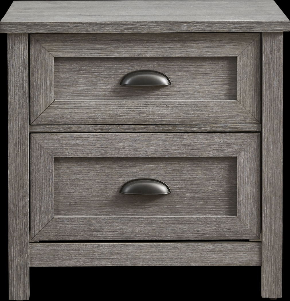 Ashnky Gray Nightstand - Thumbnail - Image 2