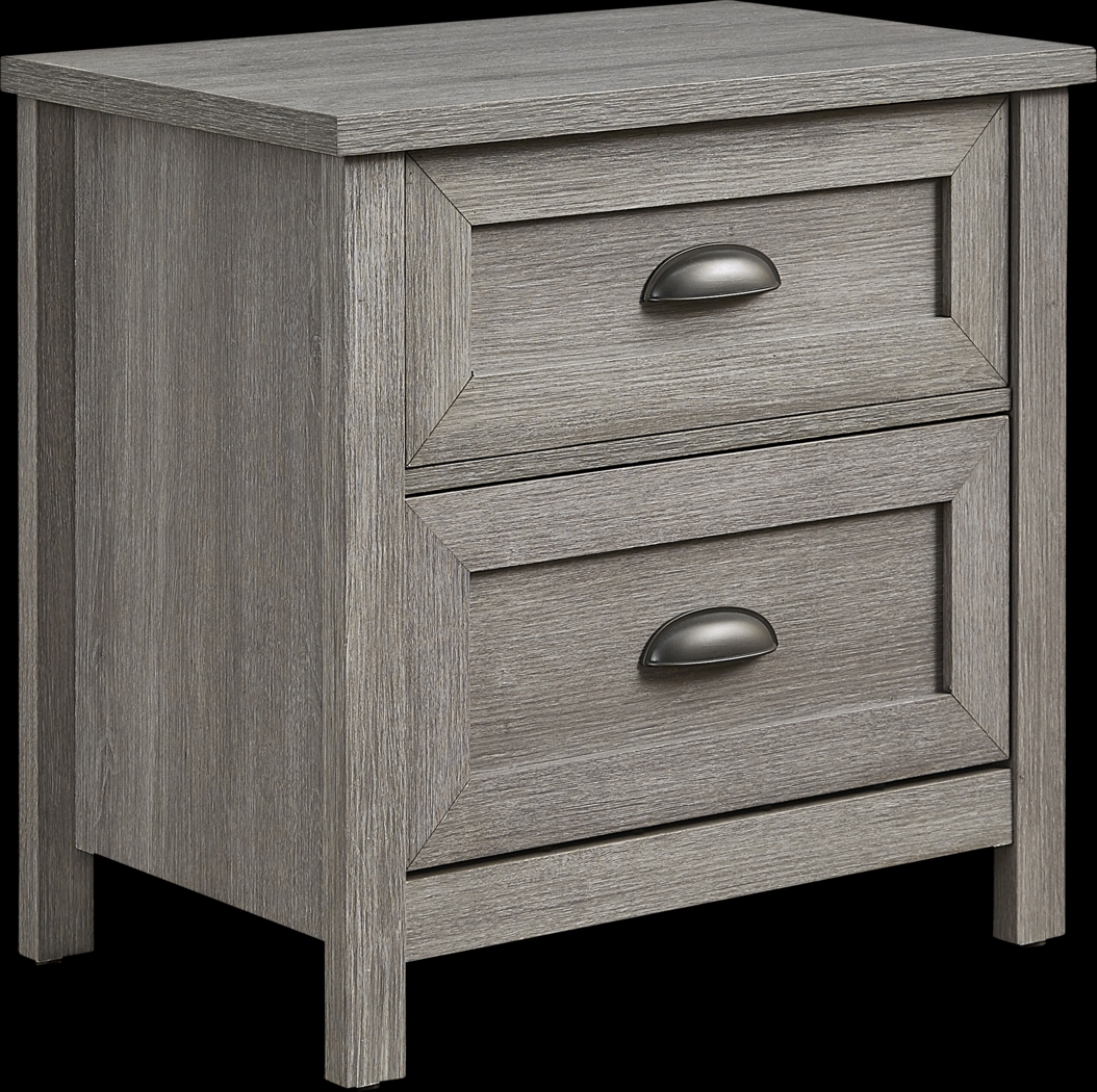 Ashnky Gray Nightstand - Thumbnail - Image 1