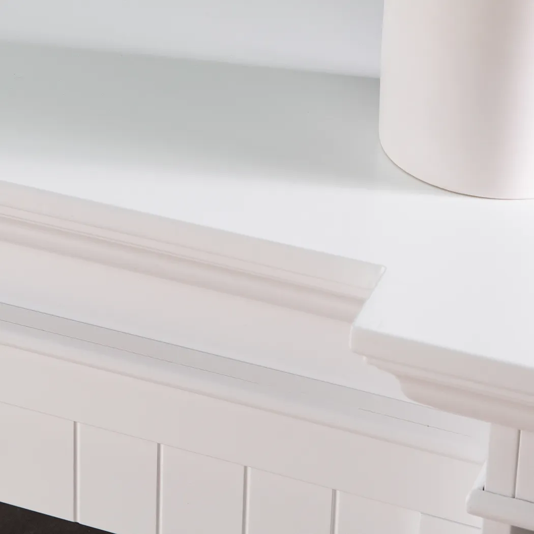 Ashprington IV White 55 in. Console, With Touch Screen Electric Fireplace - Image 7