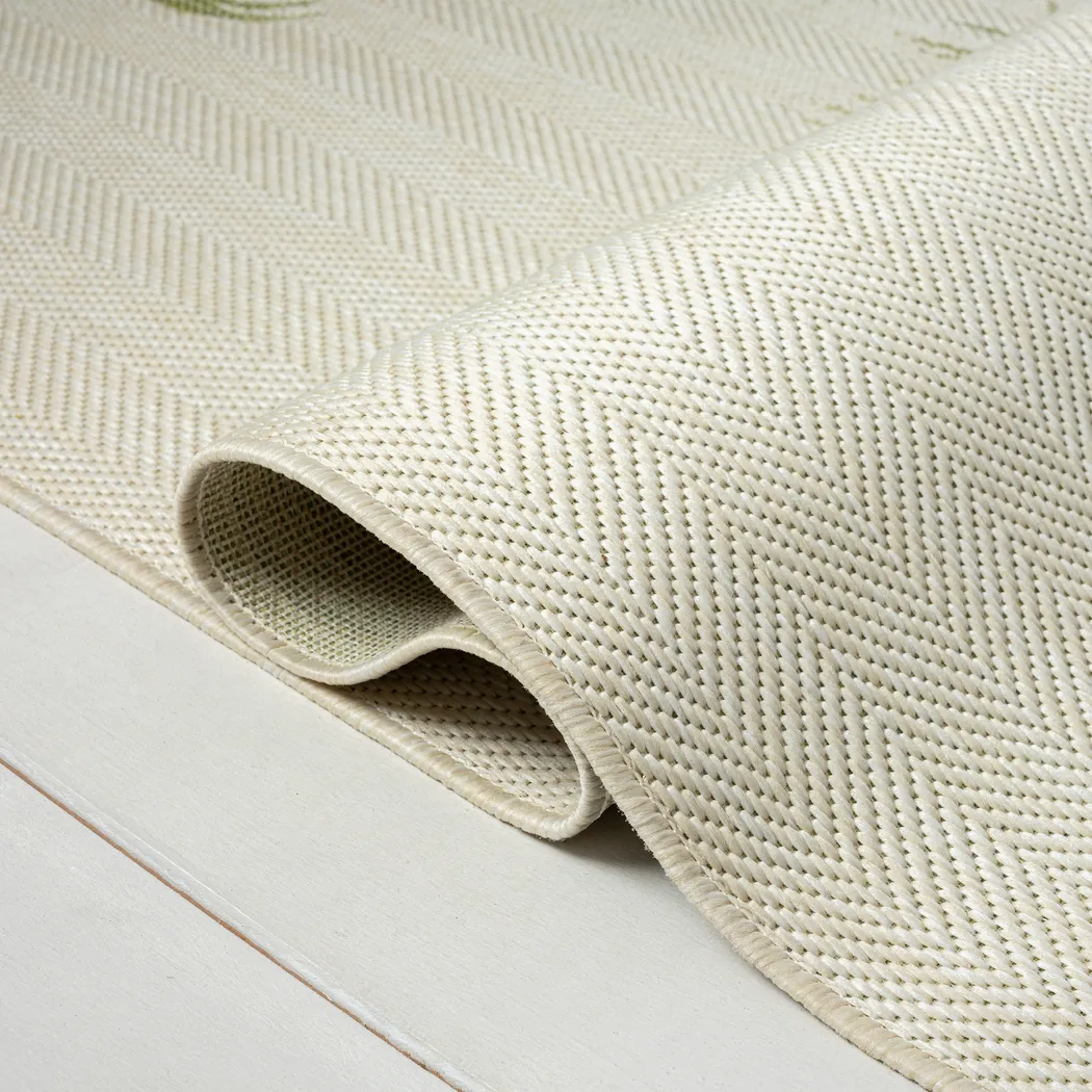 Ashsano Beige/Green 7'9 x 9'9 Indoor/Outdoor Rug - Image 5