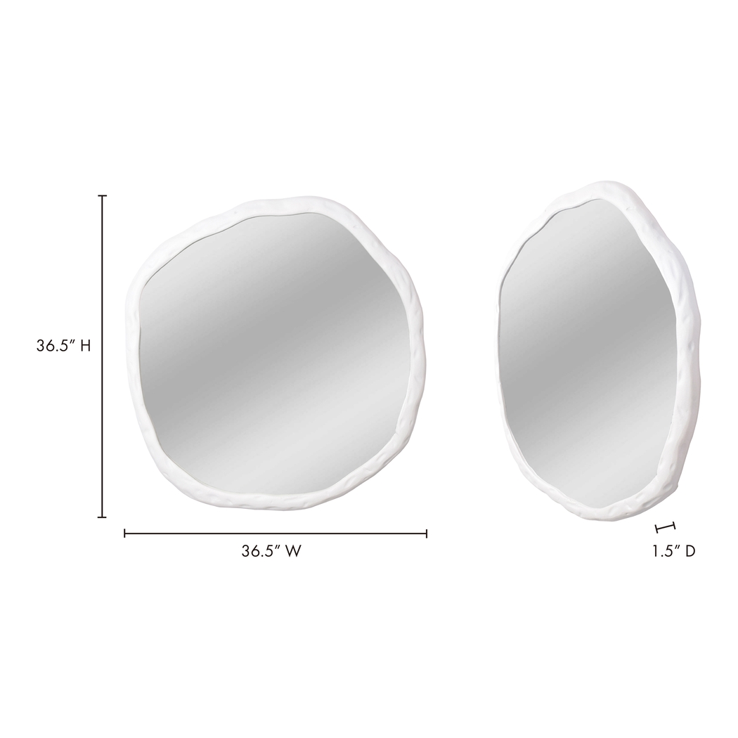 Ashtom White Large Mirror - Thumbnail - Image 2
