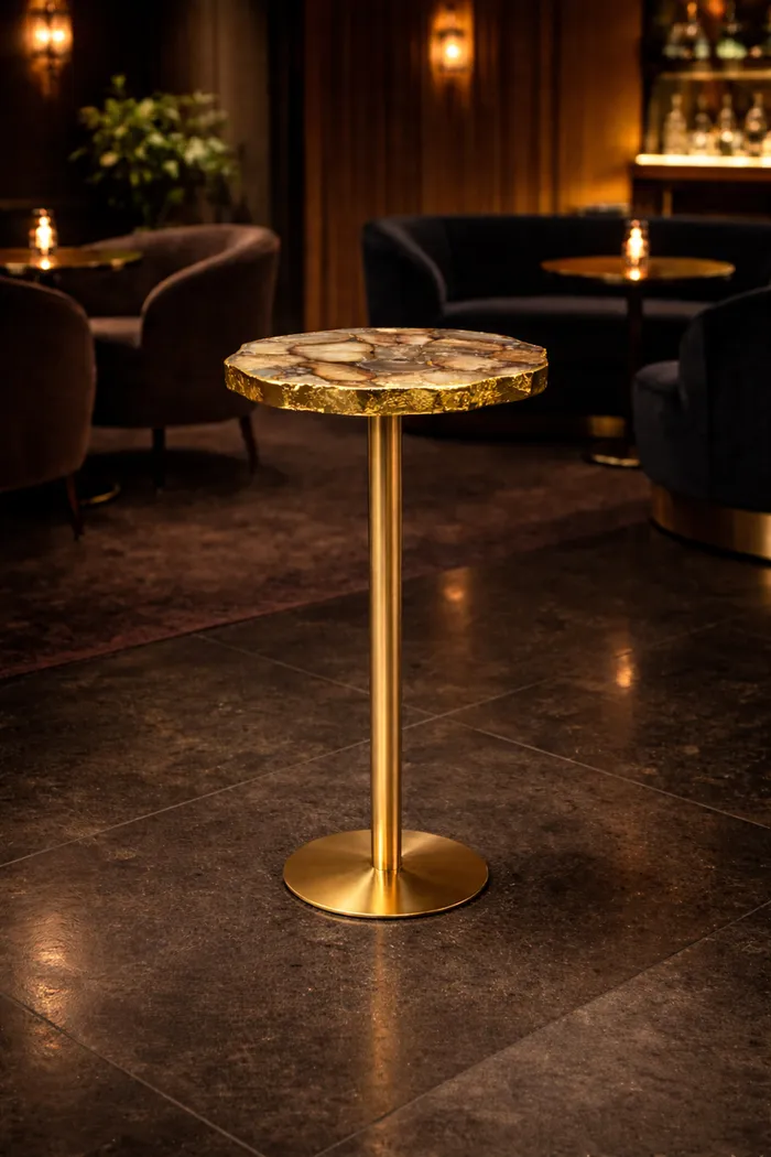 Asilbe Gold Accent Table - Thumbnail - Image 3