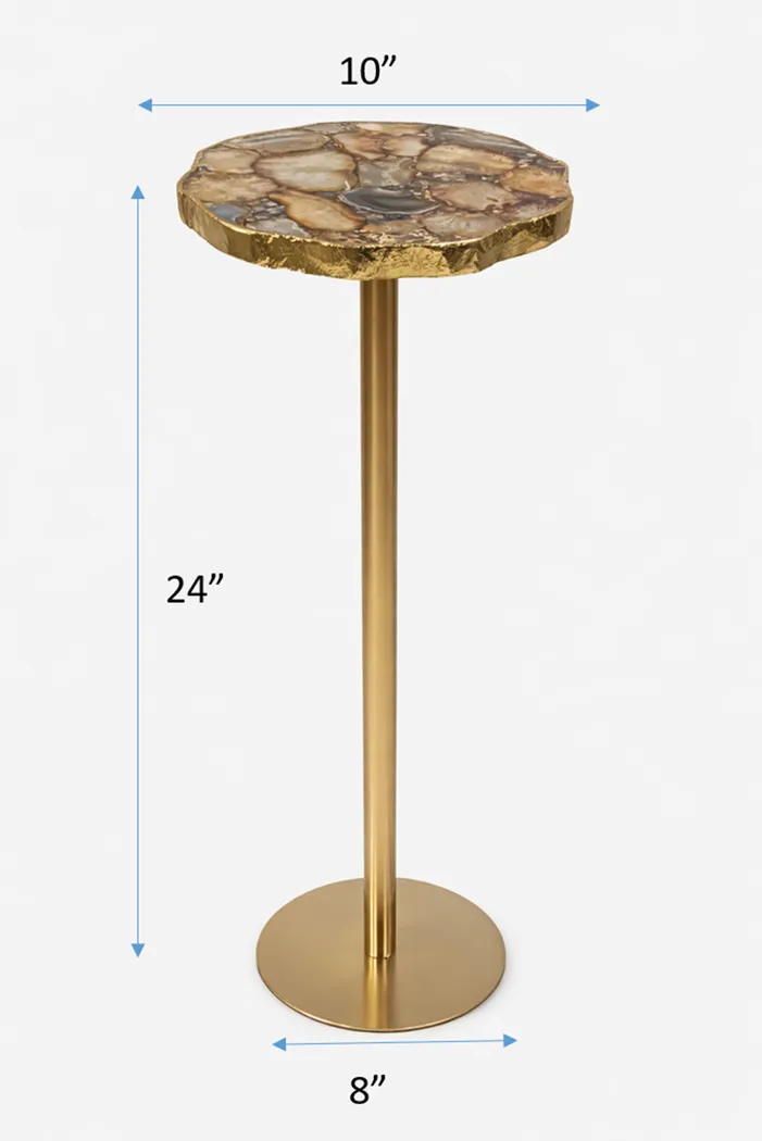 Asilbe Gold Accent Table - Thumbnail - Image 8