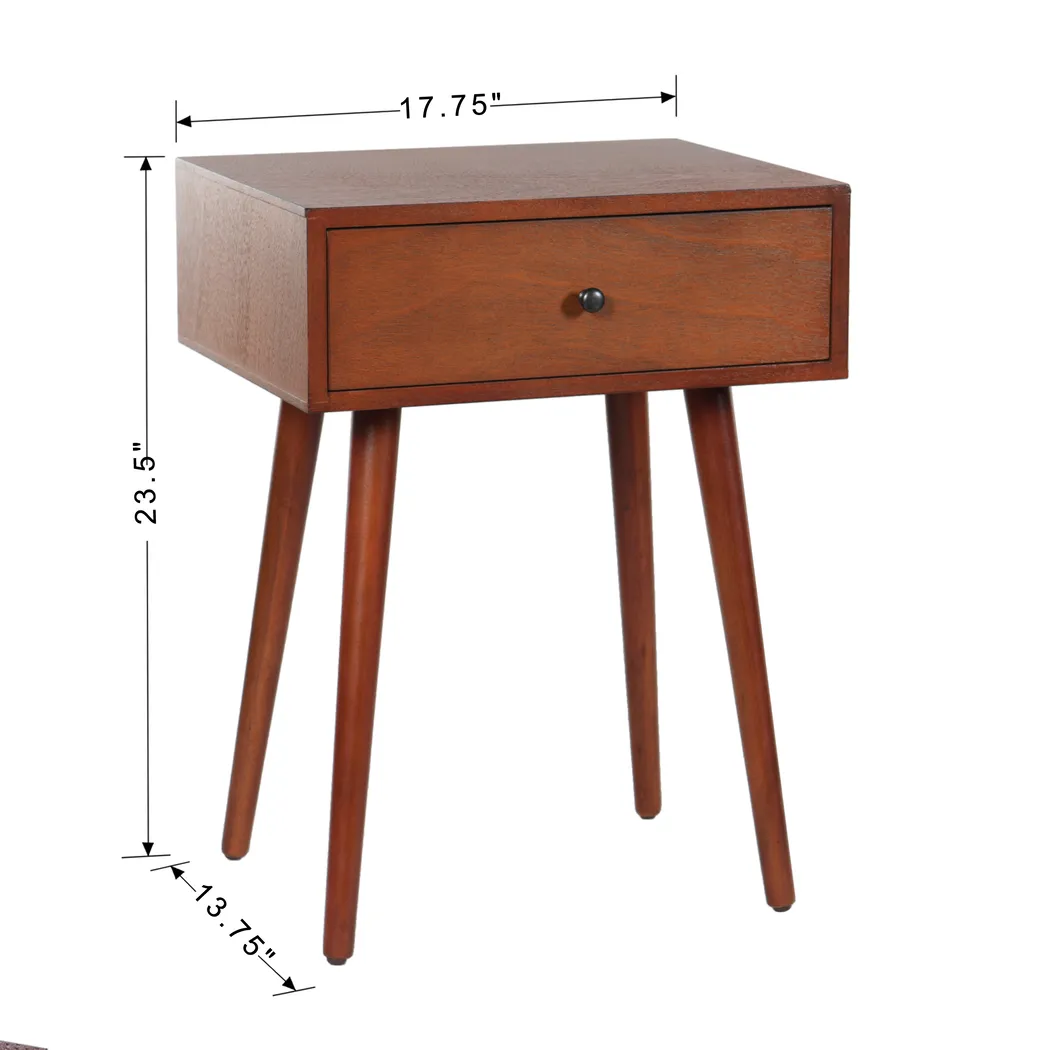 Aslam Brown End Table - Thumbnail - Image 4