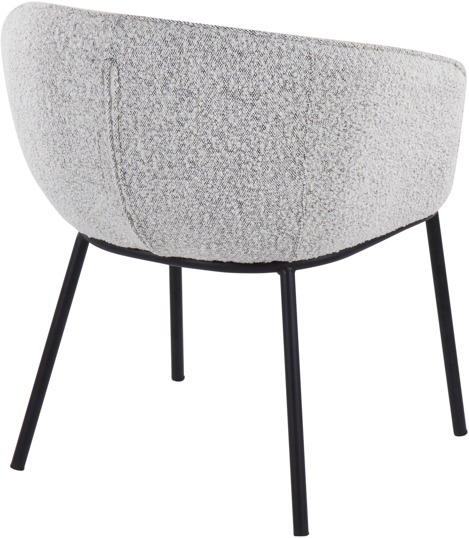 Aslande Gray Accent Chair - Thumbnail - Image 3