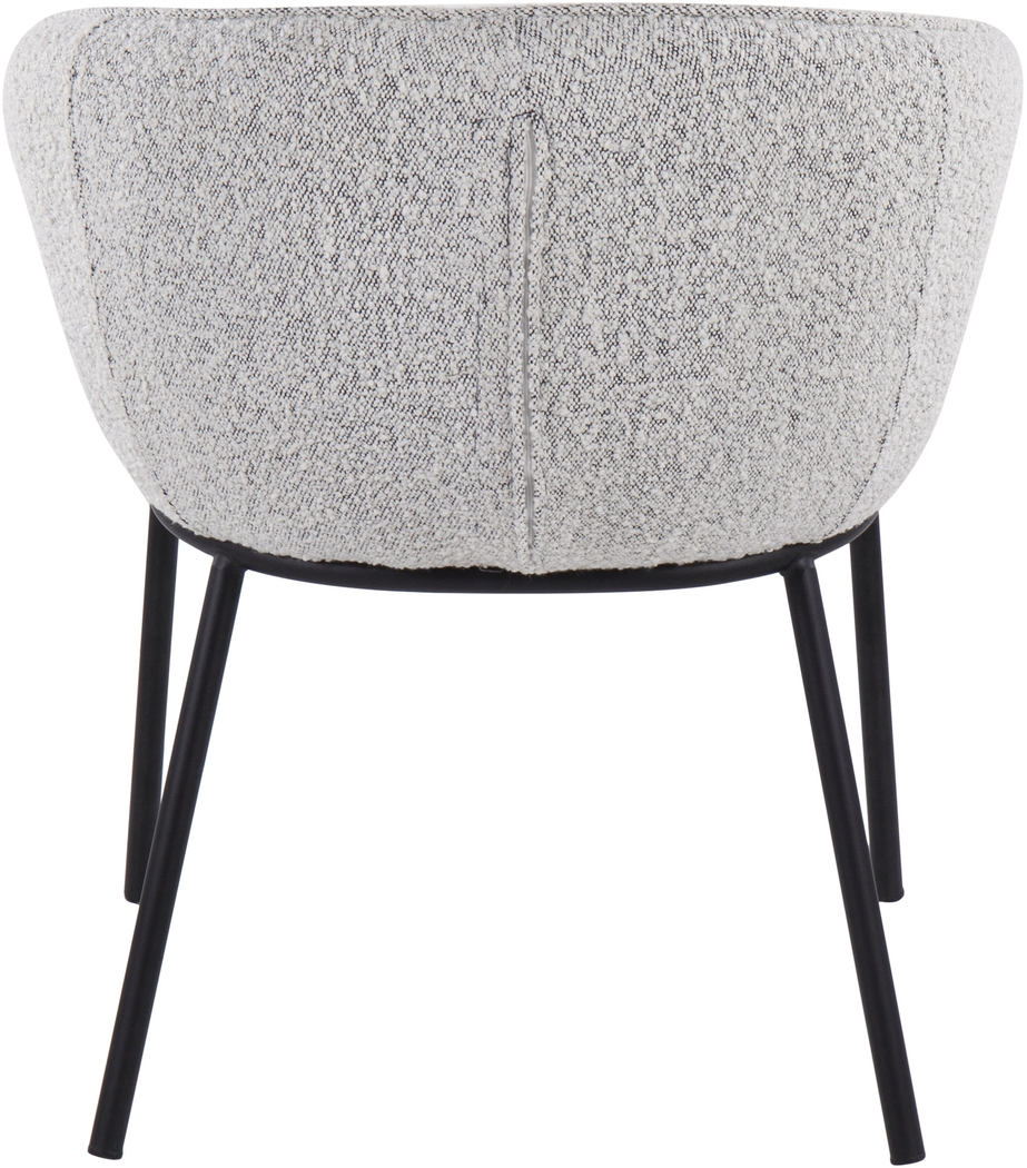 Aslande Gray Accent Chair - Thumbnail - Image 4