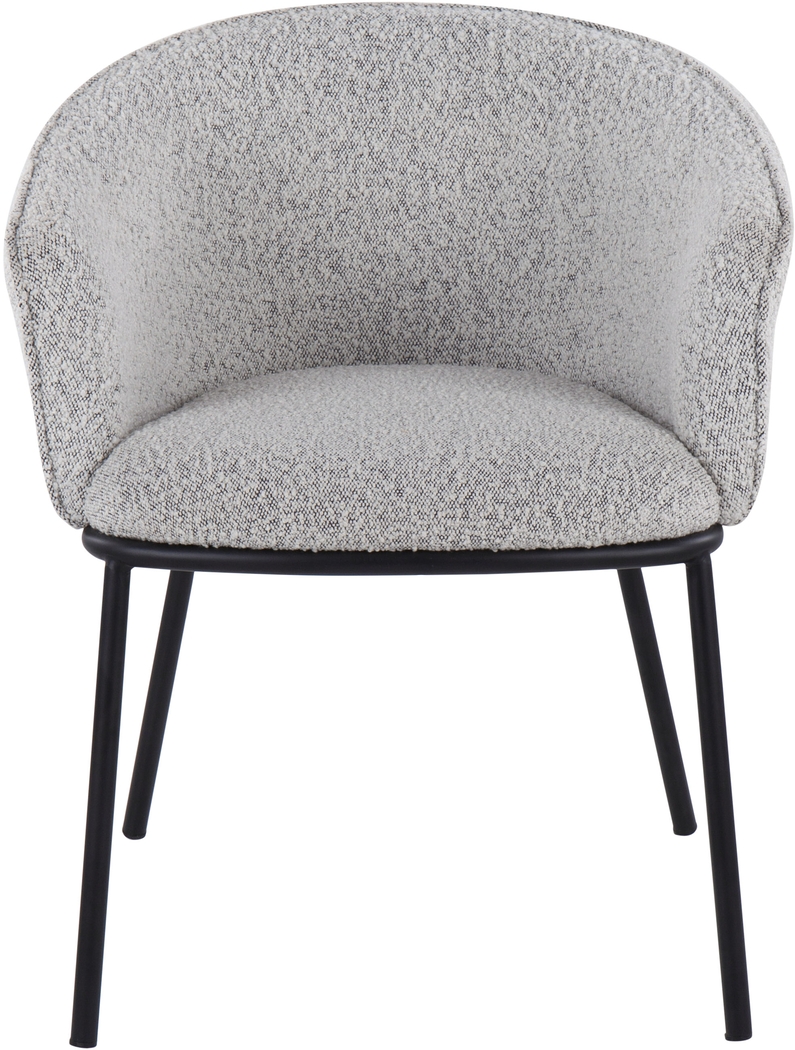 Aslande Gray Accent Chair - Thumbnail - Image 5