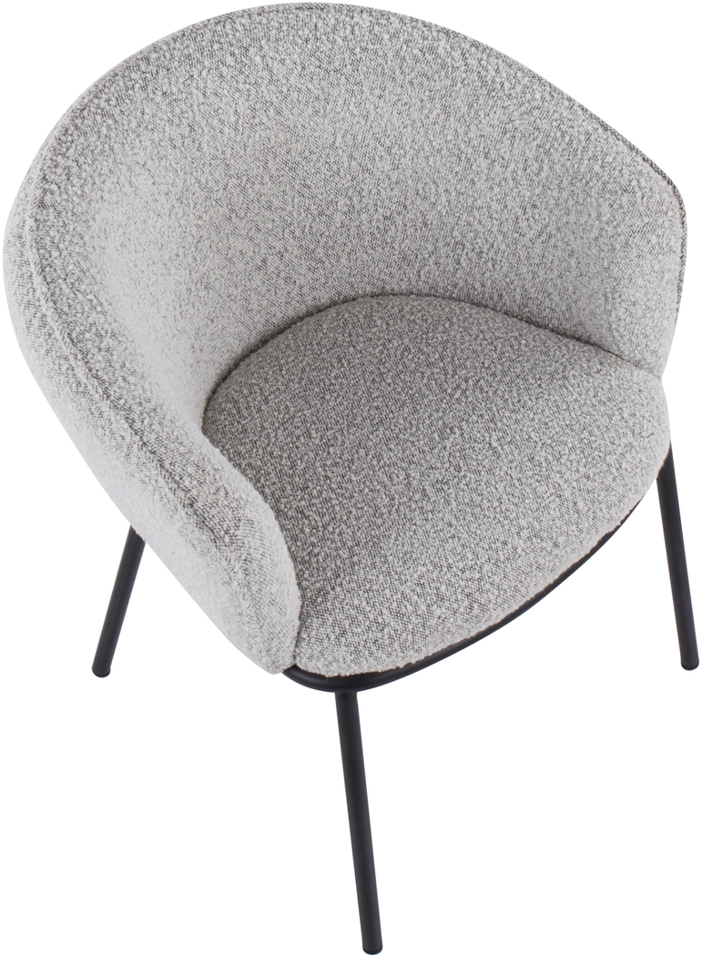 Aslande Gray Accent Chair - Thumbnail - Image 6