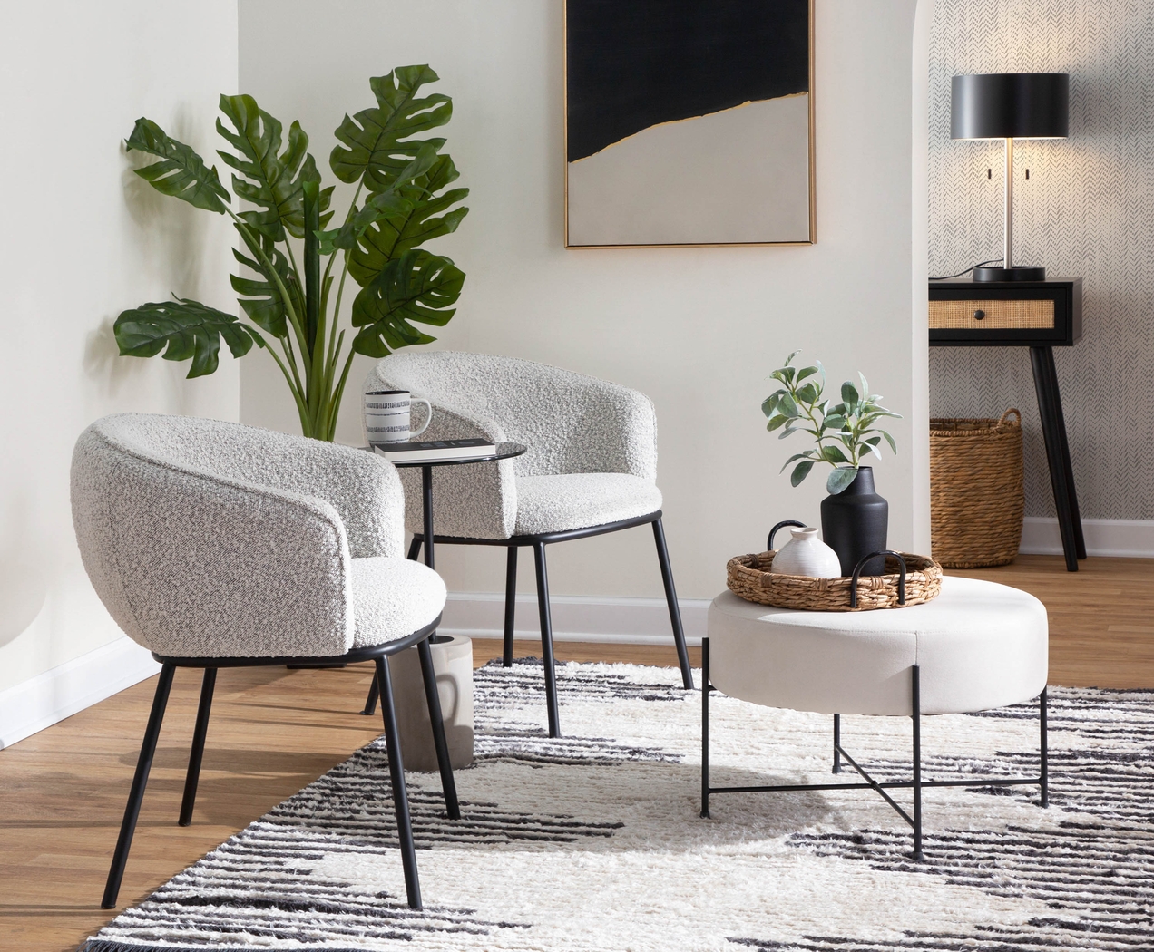 Aslande Gray Accent Chair - Thumbnail - Image 10